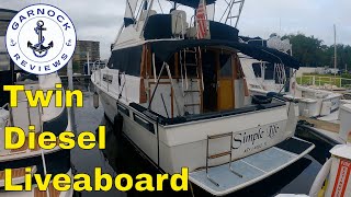 Sold  Reduced to 69000  1991 Twin Diesel Great Looper For Sale  Bayliner 3888 Motor Yacht [upl. by Etteve]