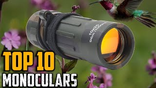 Top 10 Best Monoculars in 2023 [upl. by Aniroc441]