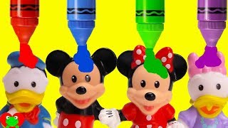 Genie Teaches Opposites and Colors with Mickey Mouse Clubhouse Friends [upl. by Enoitna]