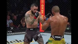 Edson Barboza vs Shane Burgos UFC 262 quotbarbozas right handquot [upl. by Feld]