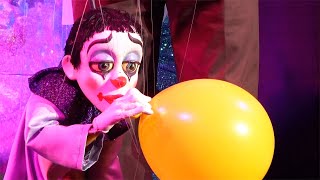 Clown Marionette Puppet Show  Helio with Balloon  Scott Land Puppeteer [upl. by Sybilla]