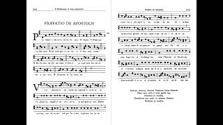 Praefatio de Apostolis in Tono Solemniore [upl. by Eleni]