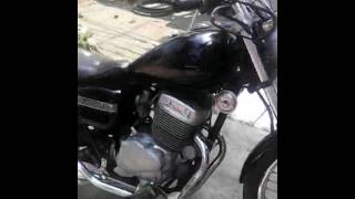 Tes mesin motor twin 250cc 4 stroke electric starter QJ250 [upl. by Erikson]