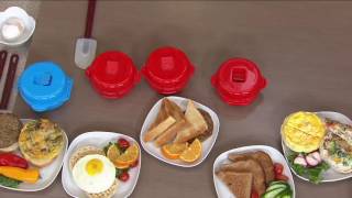 Sistema Set of 3 Microwave Egg Cookers on QVC [upl. by Alocin]