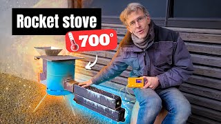 Comment chauffer sa maison grâce à un rocket stove innovant [upl. by Zeralda699]