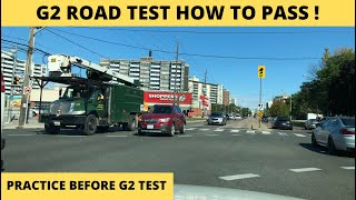 G2 Road Test OntarioHow To PASS Tips amp SecretsEasy Method works 100g2test lesson [upl. by Flanigan]