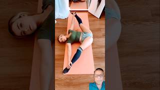 Split amp Stretch flexibility ballerina split viralvideo sports yoga shortsfeed ytshorts fyp [upl. by Eelitan]