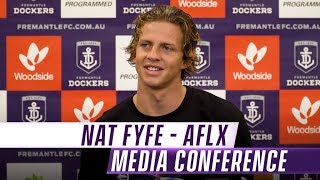 Full support for AFLX  Nat Fyfe media conference  Monday 21 January 2019 [upl. by Lenahs913]