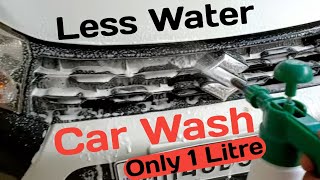 PREMIUM Car Wash In 1 Litre Water  Car Wash 🚘🚘सिर्फ 1 लिटर पानी मे [upl. by Schiro109]