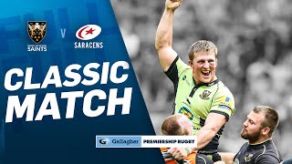 Northampton v Saracens  2014 FINAL  FULL MATCH  ExtraTime Winner  Premiership Classics [upl. by Ahsyas]