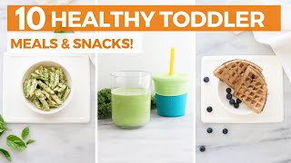 10 Easy Healthy Toddler Meal amp Snack Ideas GlutenFree amp DairyFree [upl. by Llenehs]