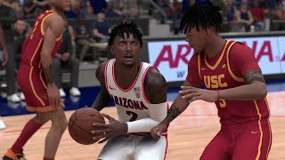 Arizona vs USC  College Basketball 3142024 Full Game Highlights  NBA 2K24 Sim [upl. by Clothilde]