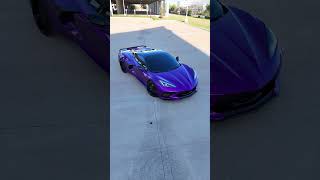 Purple Corvette  Forgiatos 🔥🙌🏼 corvette [upl. by Indys]