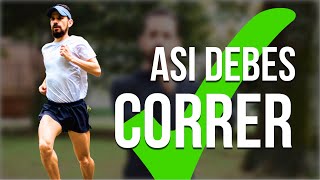 👌Técnica IDEAL de carrera  Cómo correr CORRECTAMENTE 🏃‍♂️🔥 [upl. by Maillw]