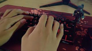 RK61 Red Switch quotSlow Typingquot ASMR [upl. by Aicinat]