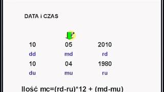 LibreOffice arkusz kalkulacyjny  data i czas [upl. by Nywled]