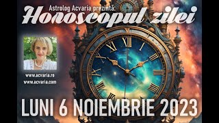 ULTIMA INCERCARE🍂⭐HOROSCOPUL DE LUNI 6 NOIEMBRIE 2023 cu astrolog Acvaria [upl. by Duffy]