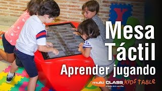 Mesa táctil multiCLASS para educación infantil la mejor manera de aprender jugando [upl. by Duer722]