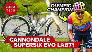 Richard Carapazs Cannondale SuperSix EVO Lab71  Olympic Champion Bike [upl. by Anifares551]