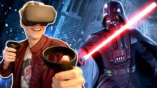 MEETING DARTH VADER  Star Wars Vader Immortal  Episode 1 Oculus Quest VR Gameplay [upl. by Kuhlman]