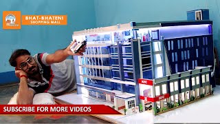 DIY Making Miniature model of Shopping Mall building  PART1 [upl. by Batholomew]