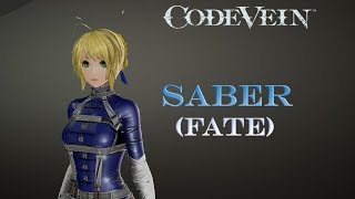 Code Vein  Saber Fate Character Creation [upl. by Yltsew]