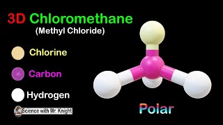 3D Chloromethane or Methyl chloride [upl. by Nahgiem633]