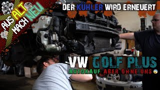 Golf Plus 20 FSI  Unser Kameramann Auto bekommt ein neuen Kühler viral car tutorial [upl. by Eduj]