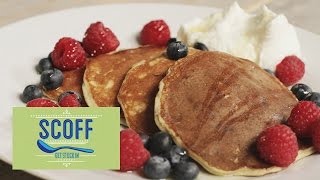 Protein and Berry Pancakes Recipe  Joe Wicks The Body Coach [upl. by Darsie]