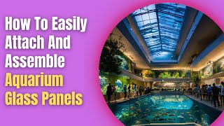 How To Easily Attach And Assemble Aquarium Glass Panels Como colar um aquário grande sozinho DIY [upl. by Enos]