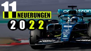 Formel 1 2022 Die 11 wichtigsten Regeländerungen erklärt [upl. by Laurene216]