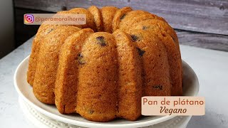 PAN INTEGRAL DE PLÁTANO ⭐RECETA FÁCIL Y RÁPIDA⭐ [upl. by Esirahs]