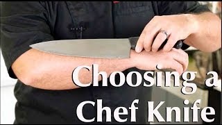 How to choose a chef knife  Food Chain TV with Chef Cristian Feher [upl. by Ainuj]