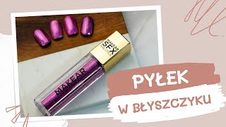 Pyłek w błyszczyku  TEST  Makear SFX Nailstick  Lakierowniczka  różowy pyłek do paznokci [upl. by Arvonio]