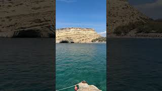 MATALA CAVES amp BEACH shorts crete beach [upl. by Colleen258]