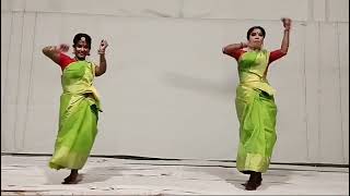 Fagunero mohonaye 20 Bangla folk dance songChoreography Susmita Cover by Tabitaety amp Susmita [upl. by Welles]