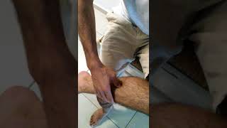 עיסוי לשריר מכופף האצבעות flexor digitorum longus self myofascial release [upl. by Sontich]