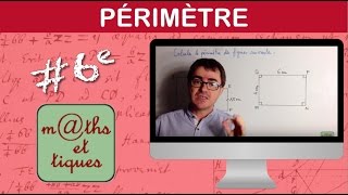 Calculer le périmètre dune figure  Sixième [upl. by Nylde]