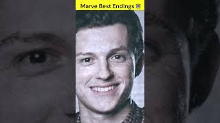 Marvel Top 3 Best Endings😱 trending marvel viralvideo shorts mcu ironman spiderman short [upl. by Leimaj]