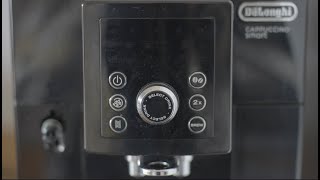 Delonghi Ecam 23266 Entkalkung Anleitung Tutorial Vollautomat  Step by Step entkalken Deutsch [upl. by Cruce]