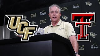 UCF Football Gus Malzahn Press Conference  Texas Tech Week ⚔️🏈 [upl. by Grew]