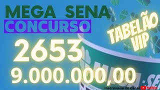 MEGA SENA CONCURSO 2653 [upl. by Aggie]