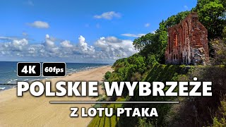 Polskie wybrzeże z lotu ptaka w 4K  Polish coast from above in 4K [upl. by Costin491]