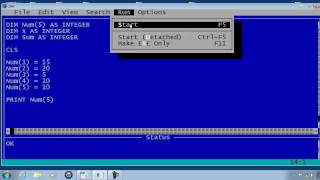 QBasic Tutorial 15  Arrays  QB64 [upl. by Ormsby546]