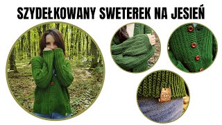 Easy Sweater Jak wykonać prosty sweter na drutach Reglan [upl. by Wrennie]