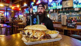 THIS BBQ SANDWICH CHALLENGE IN SOUTH CAROLINA HAS BEEN FAILED 76 TIMES  BeardMeatsFood [upl. by Maxia]