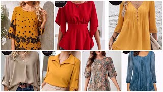 Espectaculares ideas de Blusas Casuales  Blusas para uso Diario [upl. by Odessa20]