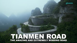 Tianmen Road The Amazing and Extremely Winding Road [upl. by Merkley232]