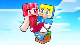 SBRISER E ZOE SOLI SU UN BLOCCO Su Minecraft [upl. by Tyne383]