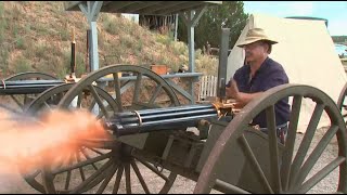 Shooting USA Historys Guns The Gatling Gun [upl. by Sessylu881]